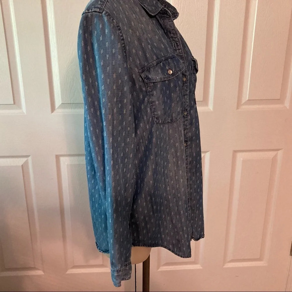 Calvin Klein Long Sleeve Denim Shirt M - Picture 5 of 15